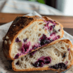 Blueberry Lemon Sourdough Bread