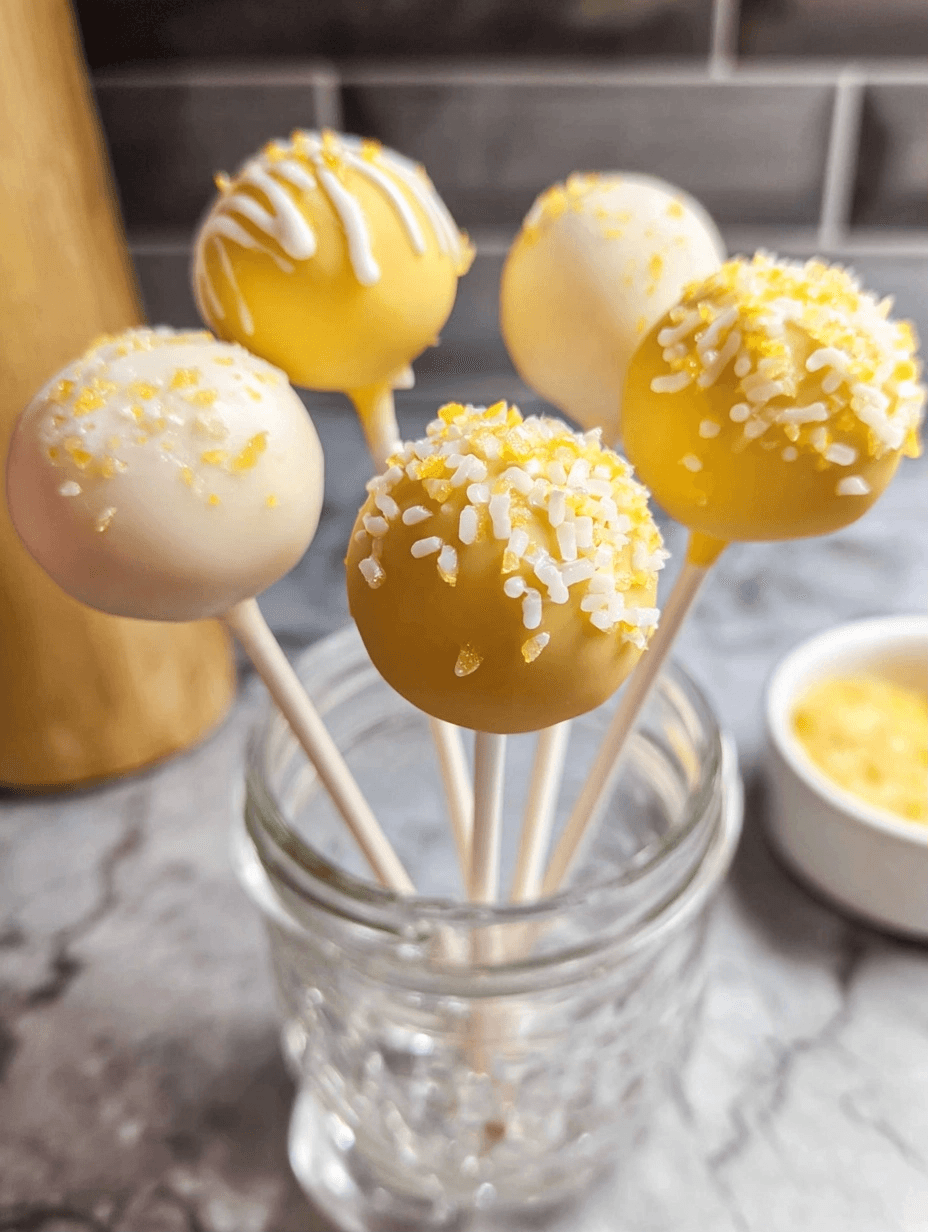 Lemon Cake Pops Recipe for Perfect Bite-Sized Treats
