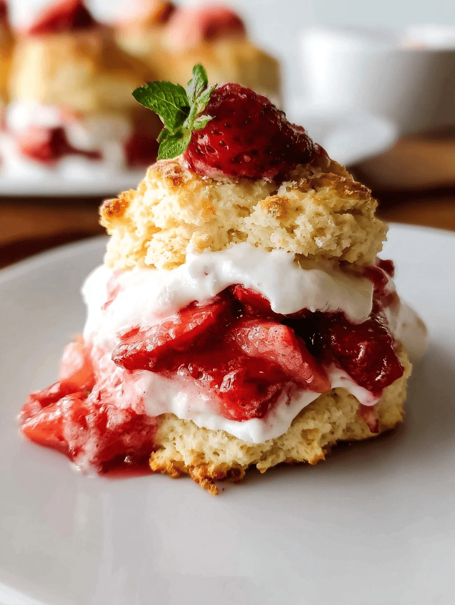 Strawberry Shortcake Biscuits Recipe for Quick Delights
