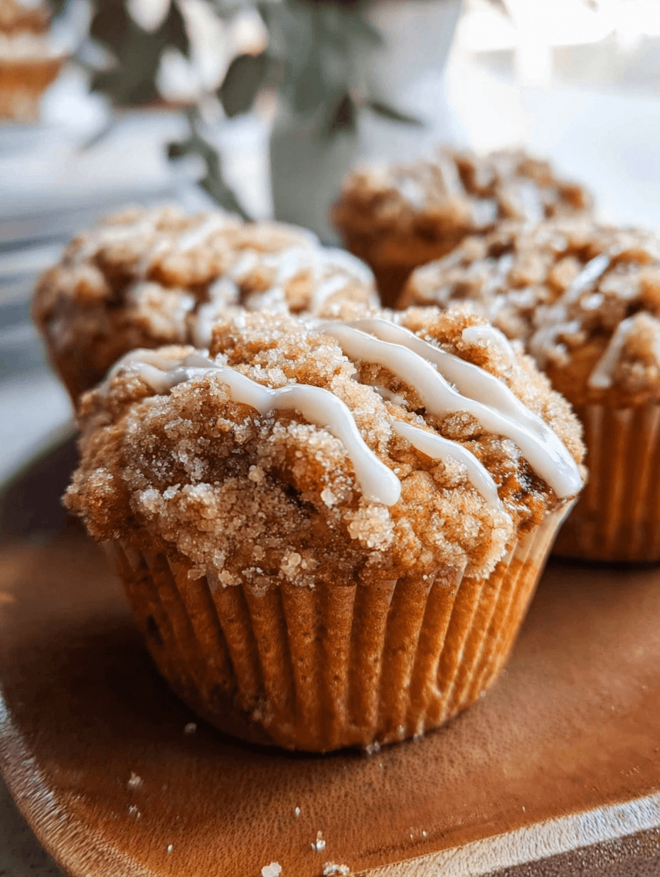 Coffee Cake Muffins with Streusel Topping 2 Coffee Cake Muffins with Streusel Topping