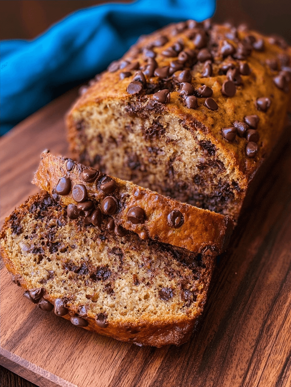 Quick Banana Chocolate Chip Bread Recipe