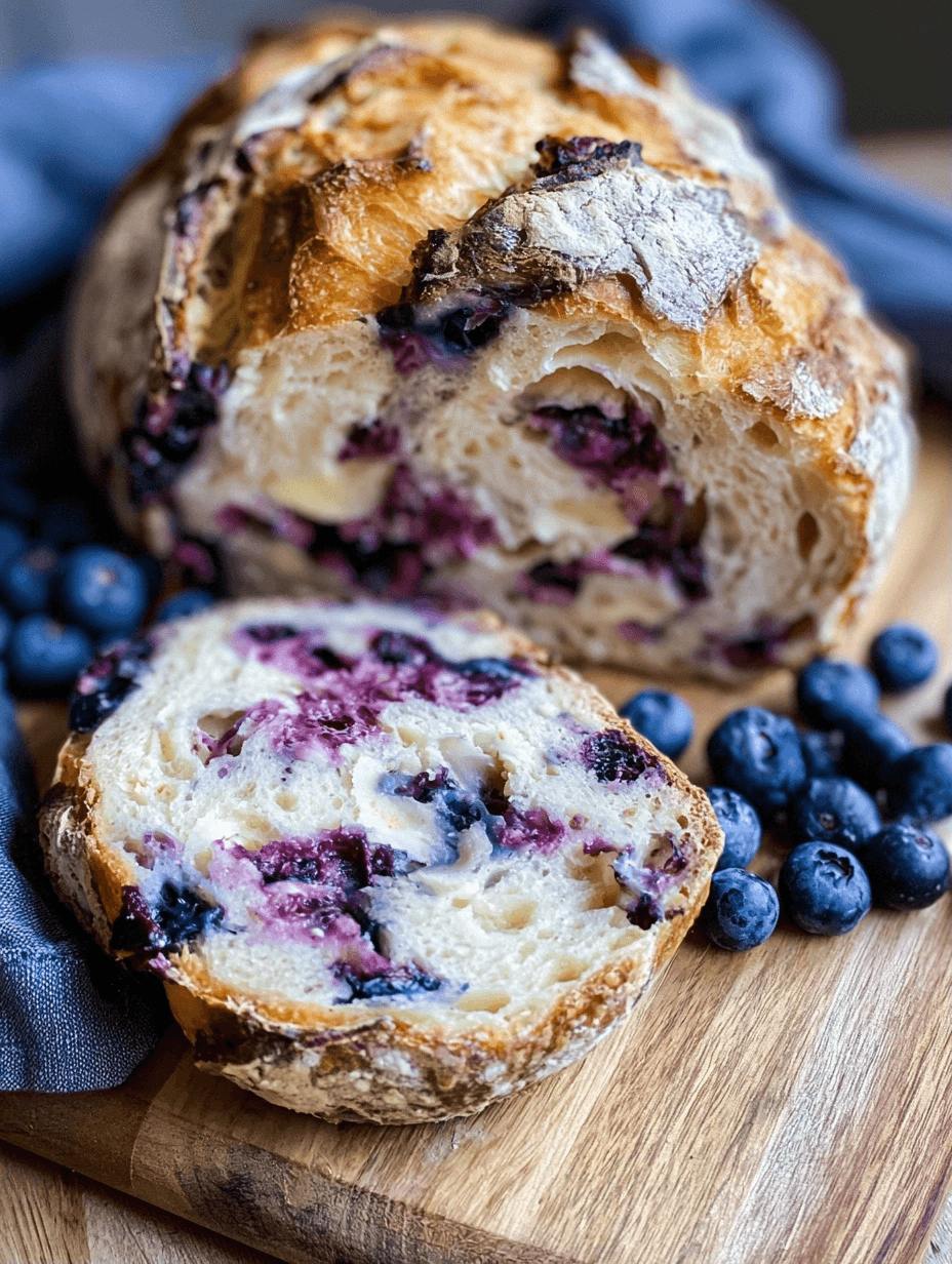Blueberry Cream Cheese Sourdough Bread: A Unique Twist on a Classic 2 Blueberry Cream Cheese Sourdough Bread: A Unique Twist on a Classic