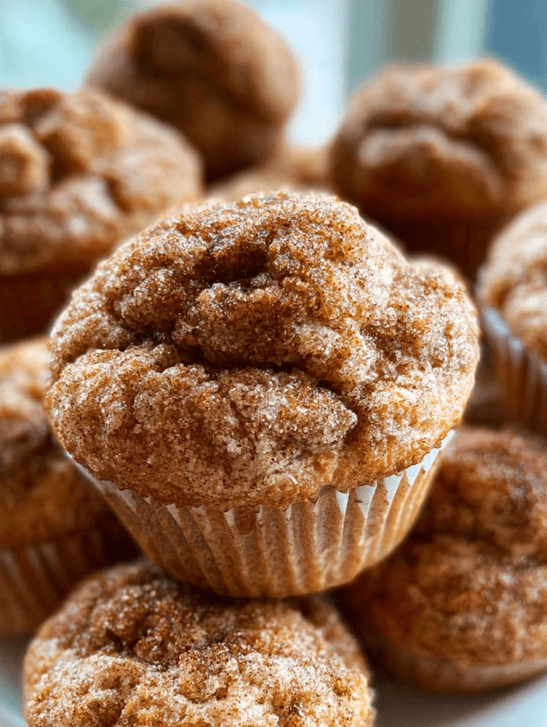 Cinnamon Muffins with Buttercream Drizzle