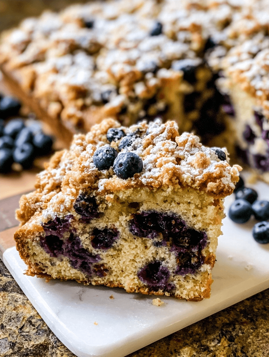 Blueberry Coffee Cake Recipe for Quick Weeknight Baking
