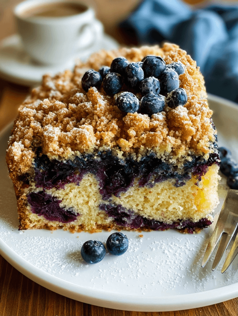 Blueberry Coffee Cake: A Warm, Fluffy Family Favorite