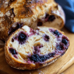 500g All-Purpose Flour Blueberry Cream Cheese Sourdough Bread