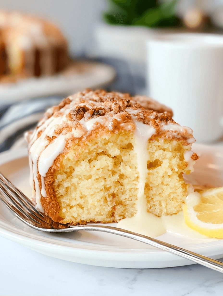 Lemon Coffee Cake with Zesty Glaze 2 Lemon Coffee Cake with Zesty Glaze