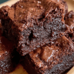 Chewy Brownies with Fudgy Glaze Recipe 3 Chewy Brownies with Fudgy Glaze Recipe