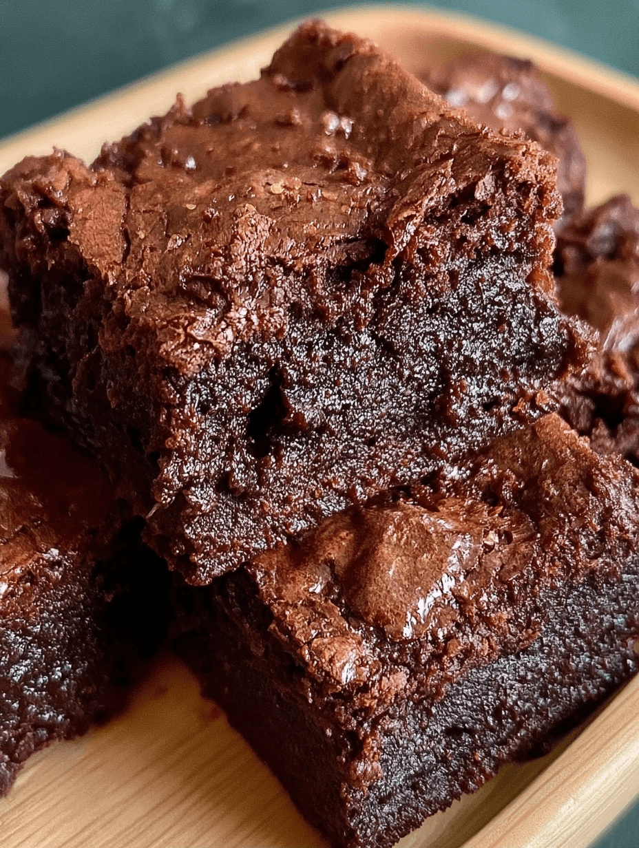 Chewy Brownies with Fudgy Glaze Recipe 2 Chewy Brownies with Fudgy Glaze Recipe