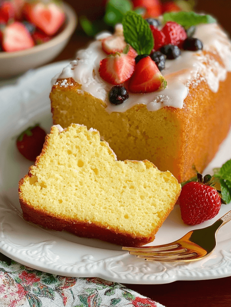 Pound Cake Perfection: A Classic Recipe Redefined