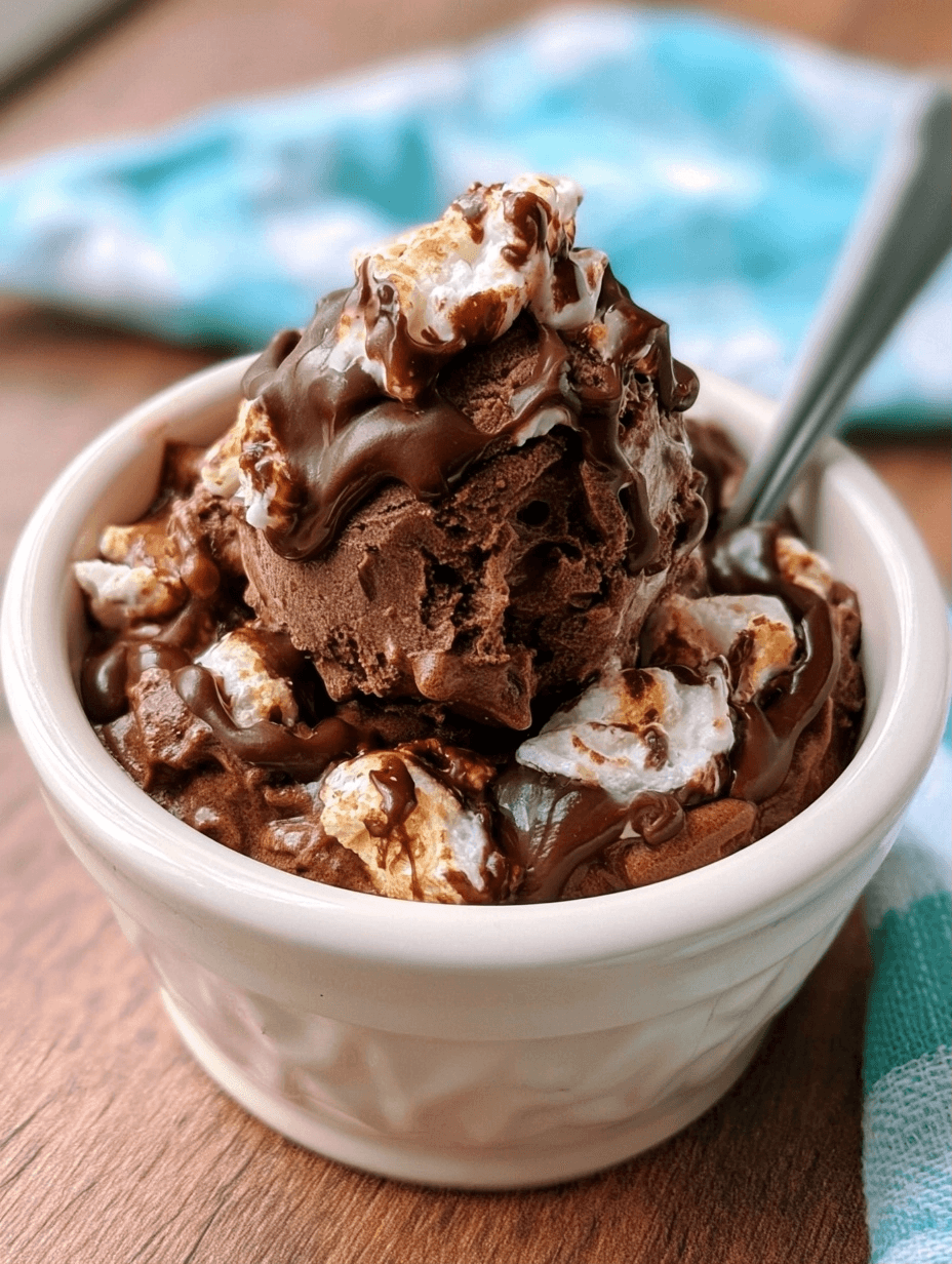 Rocky Road Ice Cream Recipe | Creamy & Customizable Classic
