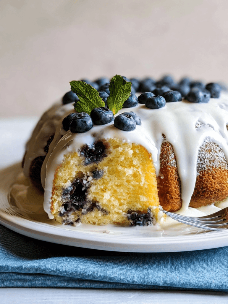 Lemon Blueberry Cake from Box Mix – Quick Gourmet Treat