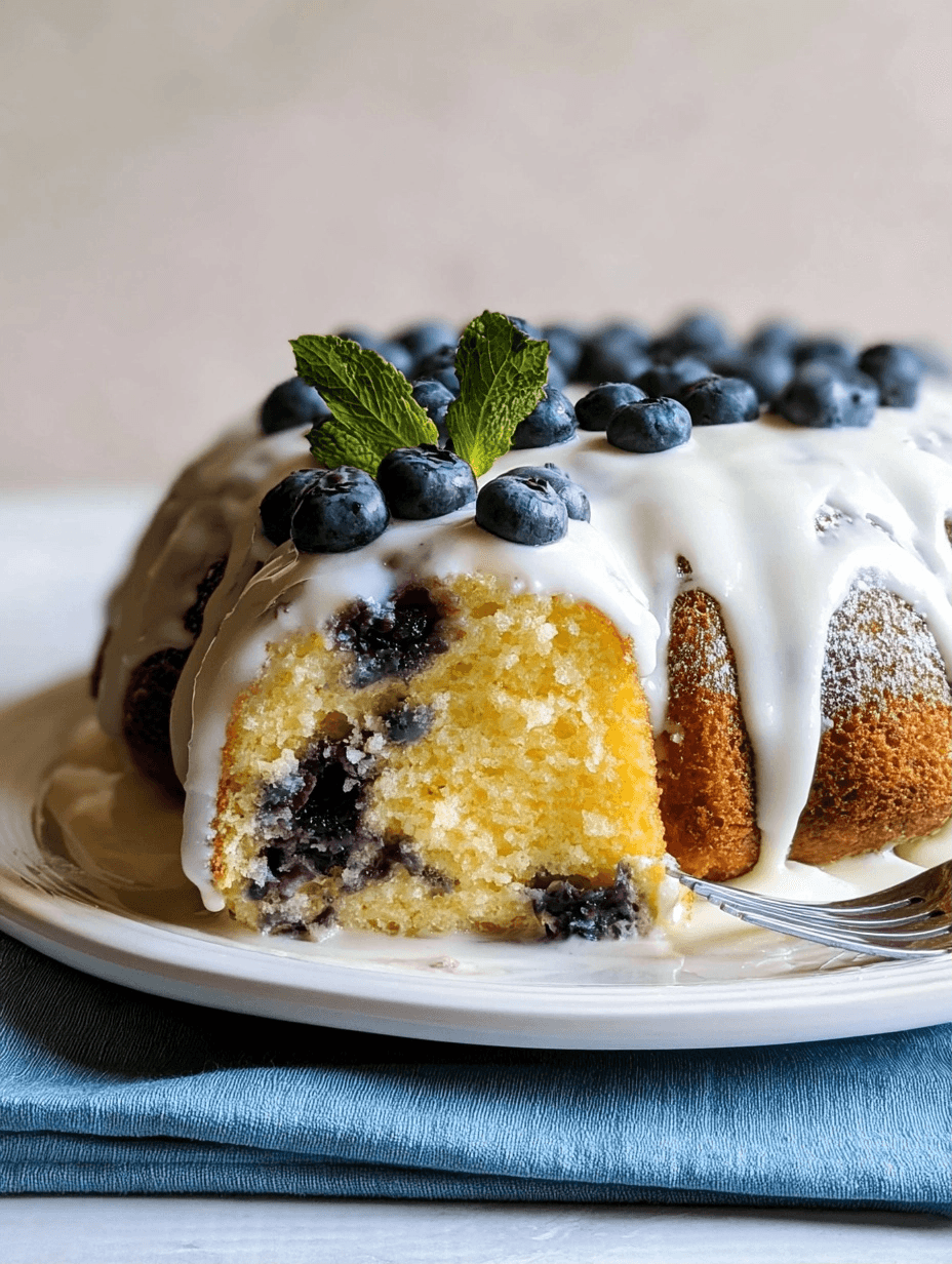 Lemon Blueberry Cake from Box Mix – Quick Gourmet Treat