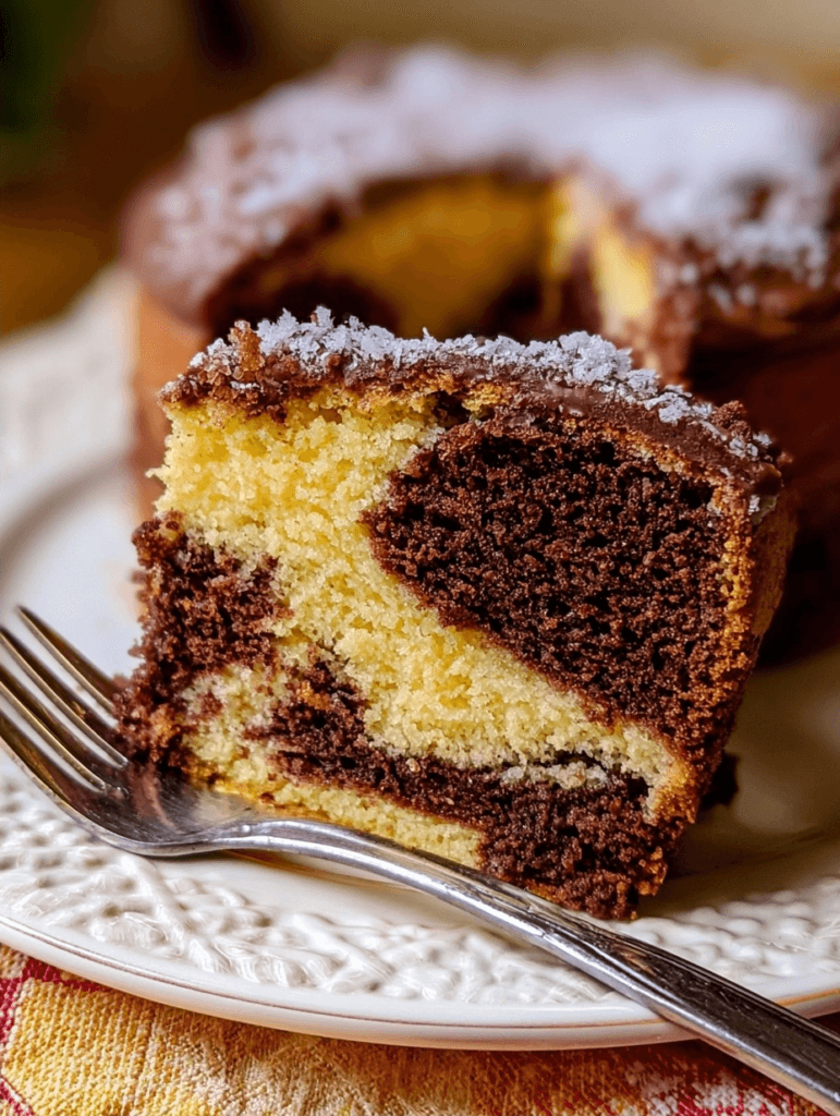 Marble Cake Recipe: Classic Chocolate and Vanilla Layers