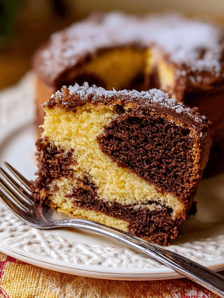 Marble Cake Recipe: Classic Chocolate and Vanilla Layers 2 Marble Cake Recipe: Classic Chocolate and Vanilla Layers