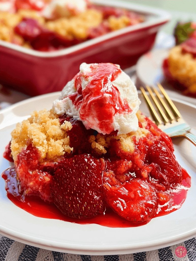Strawberry Dump Cake: Easiest Dessert Ever