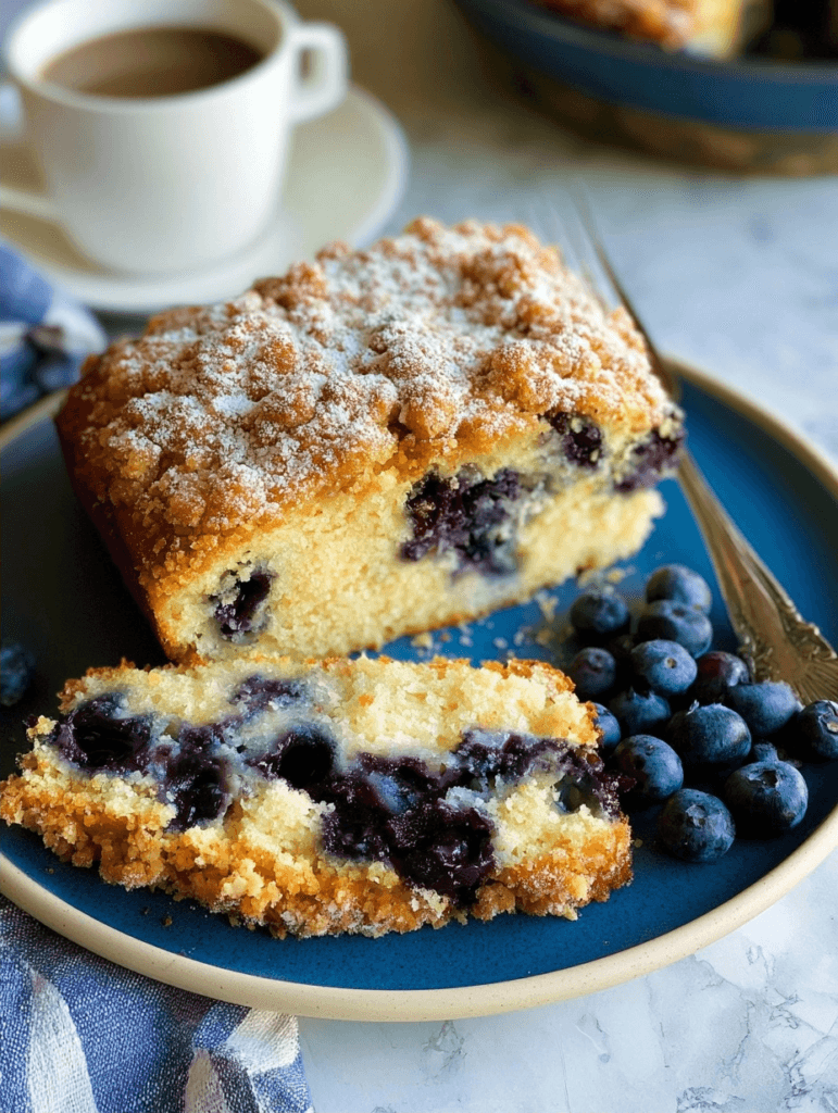 Blueberry Coffee Cake: Golden Homemade Treat