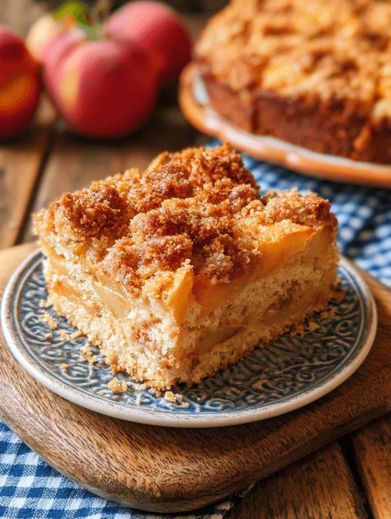 Peach Coffee Cake Recipe for Easy Morning Baking