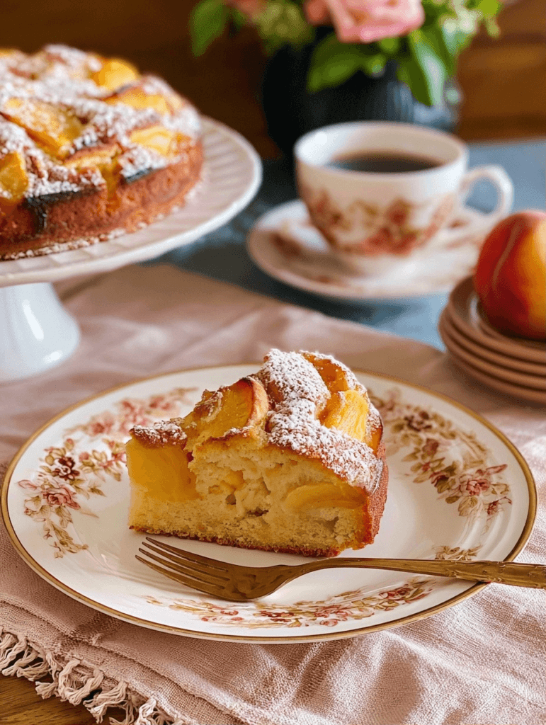 Peach cake recipe for perfect summer desserts
