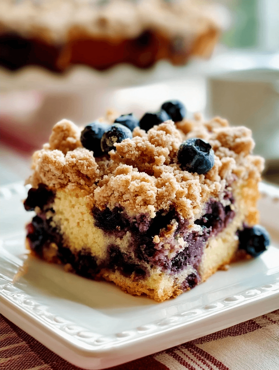 Blueberry Crumb Cake Recipe for Weekend Baking