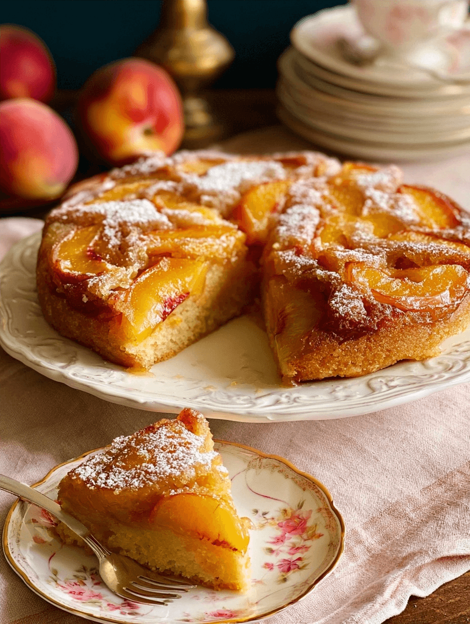 Peach Upside Down Cake for Every Occasion