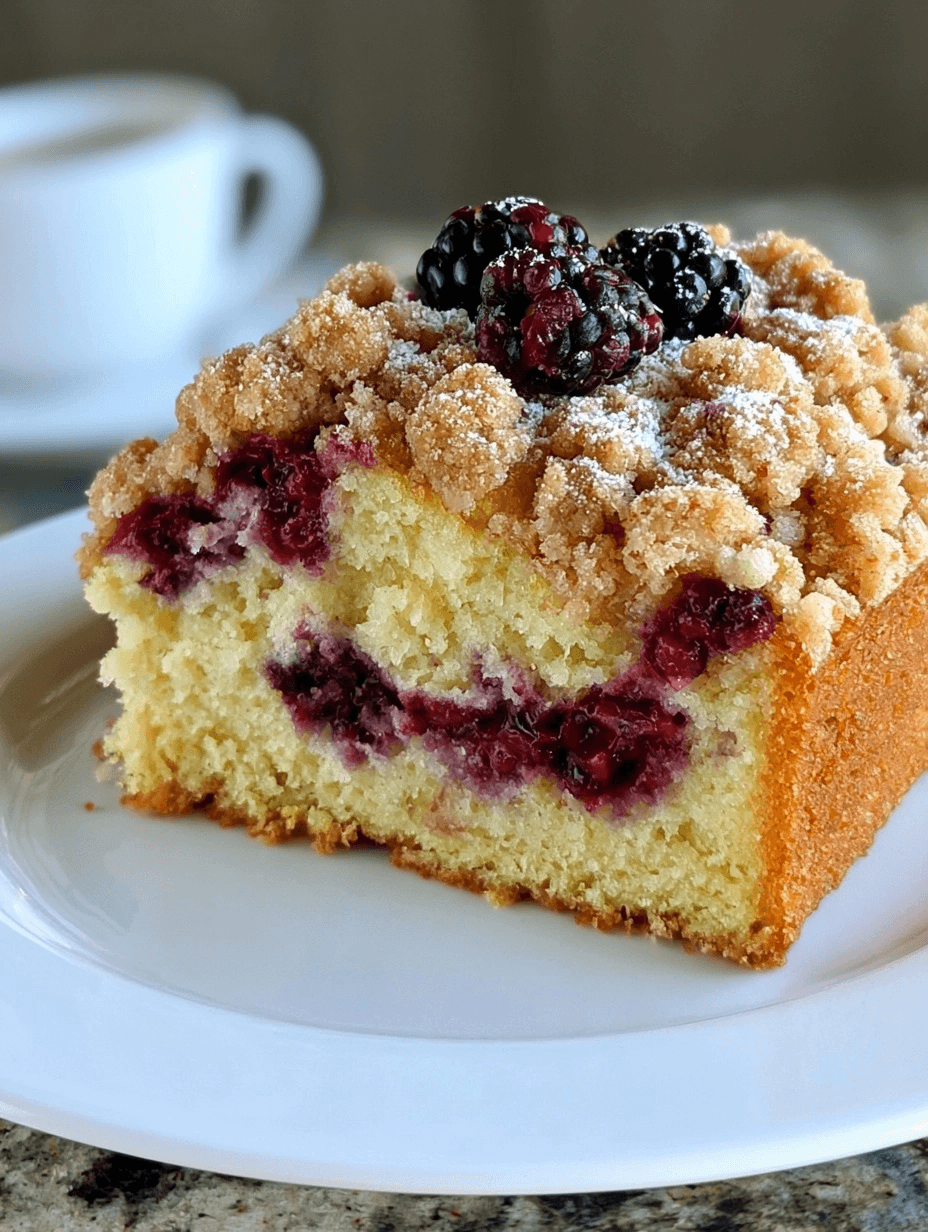 Blackberry Crumb Cake Recipe for Weekend Baking