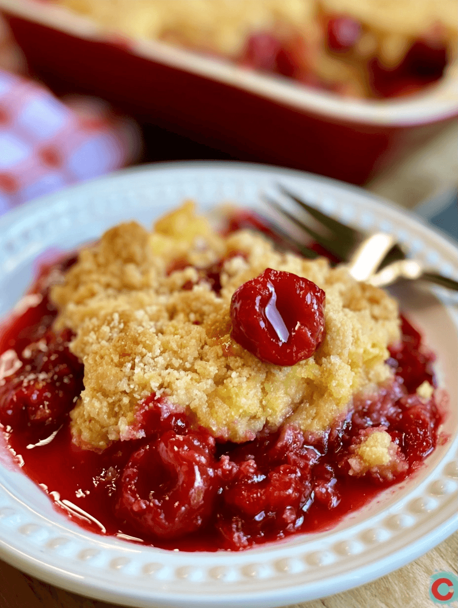Cherry Dump Cake: An Easy One-Pan Dessert