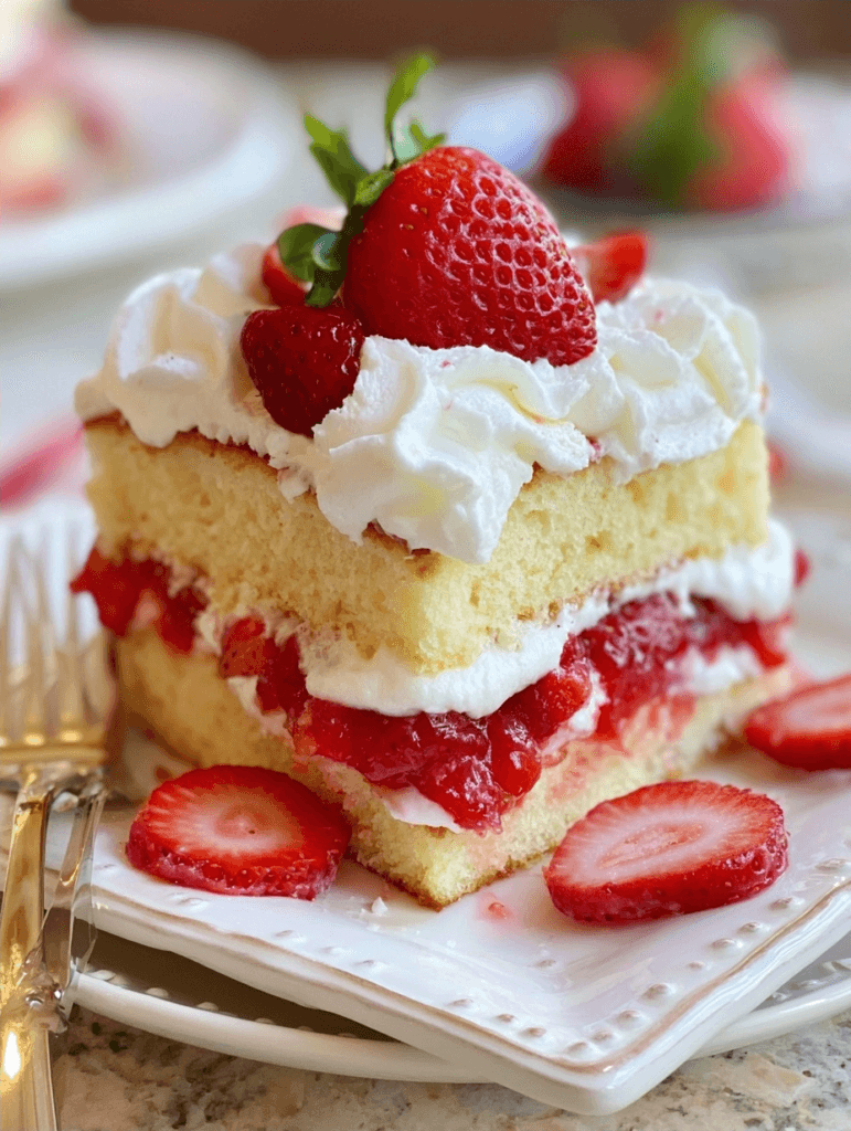 Strawberry Shortcake Cake Recipe