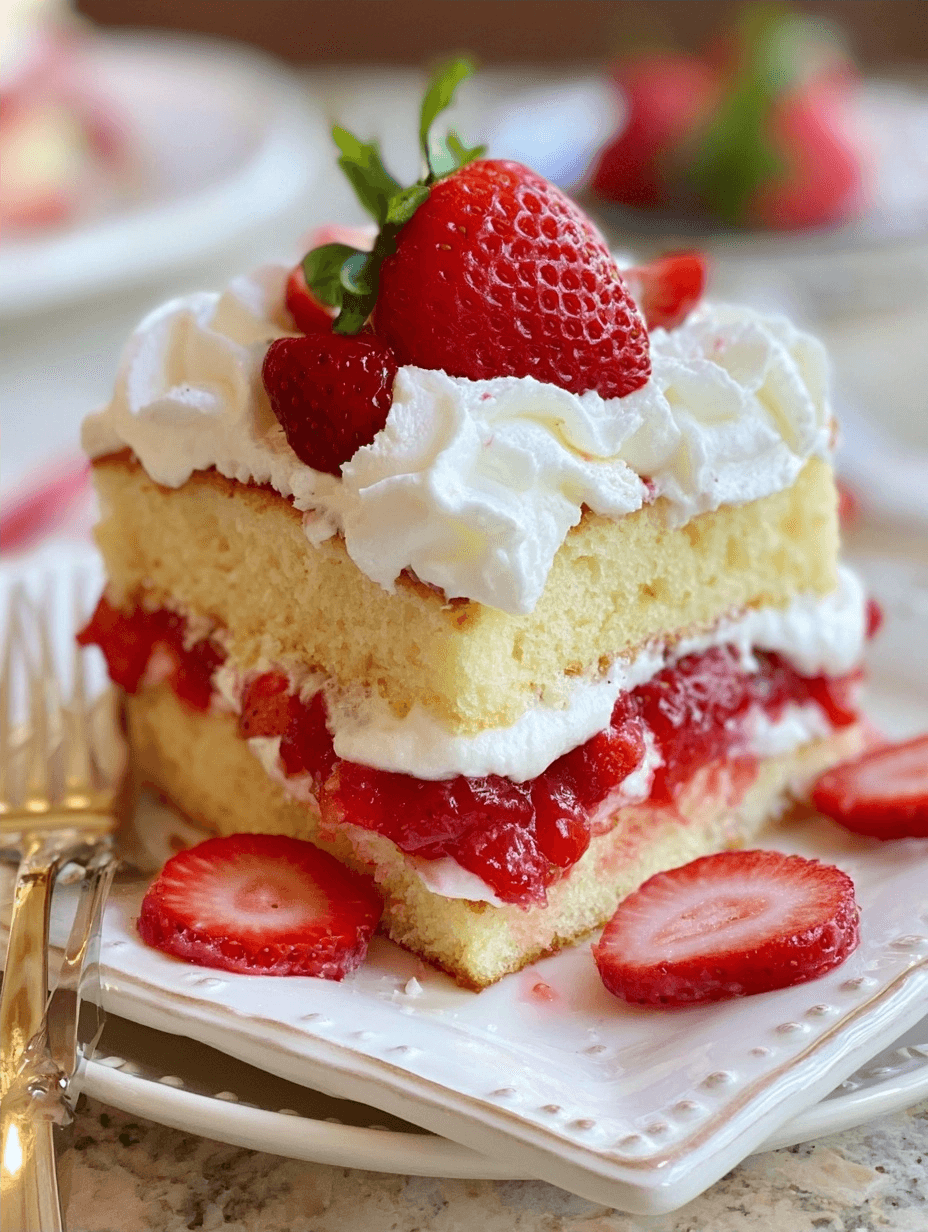 Strawberry Shortcake Cake Recipe