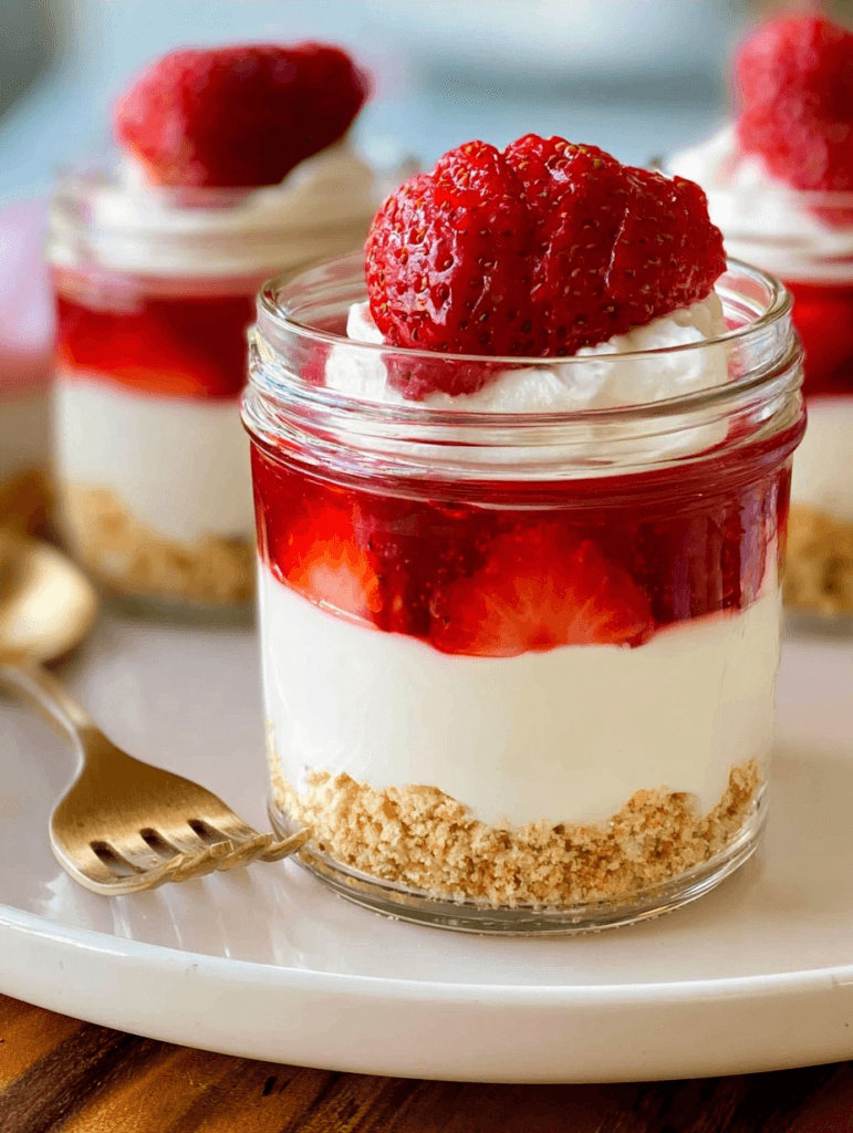 Strawberry Cheesecake Cups Made Simple