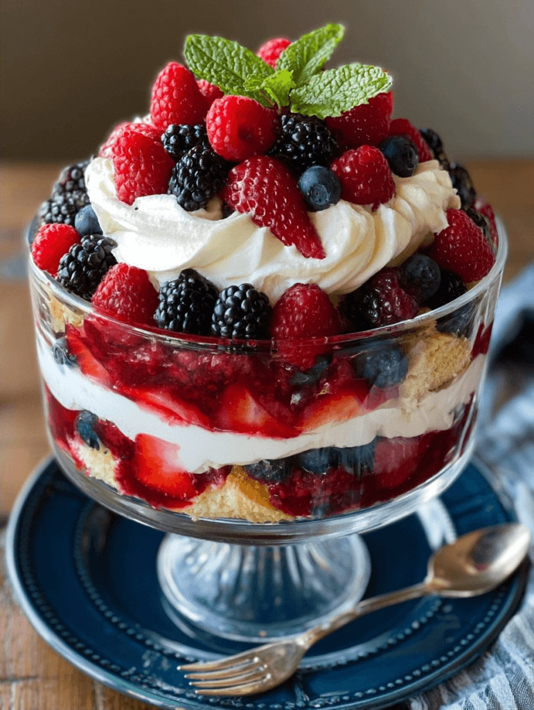 Berry Trifle Recipe: Easy Layered Dessert