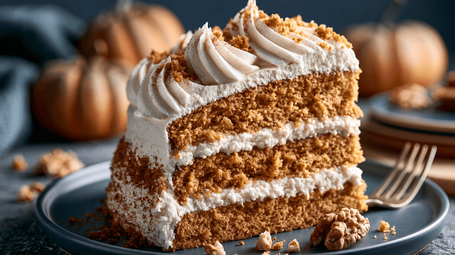 Decadent Pumpkin Layer Cake with Cream Cheese Frosting Recipe 5 Decadent Pumpkin Layer Cake with Cream Cheese Frosting Recipe