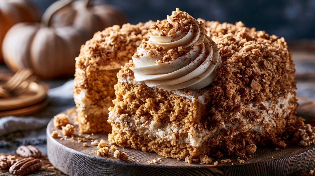 Easy Pumpkin Crunch Cake Recipe: Fall Dessert with Pecans