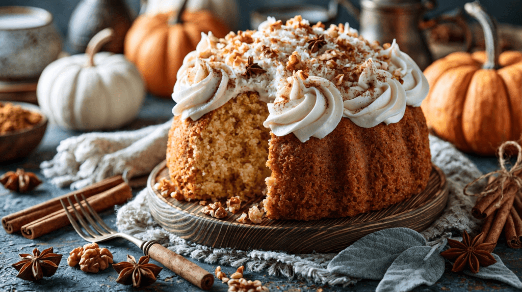 Easy Pumpkin Spice Cake Mix Recipe with Cream Cheese Frosting