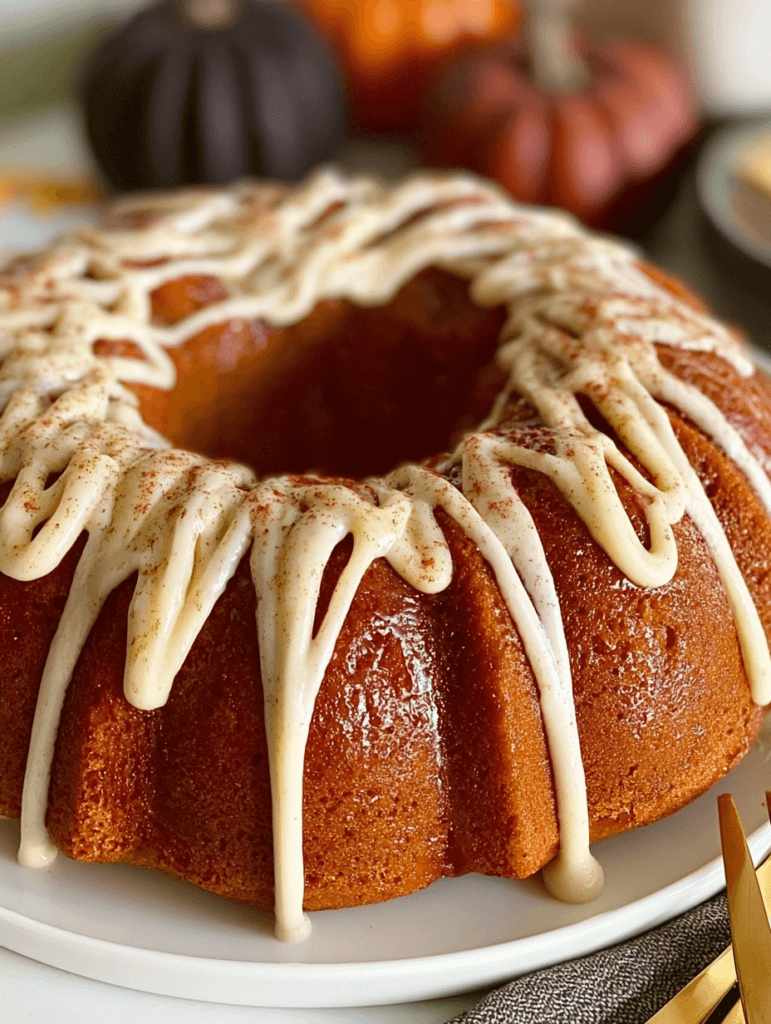 Pumpkin bundt cake recipe for perfect fall baking