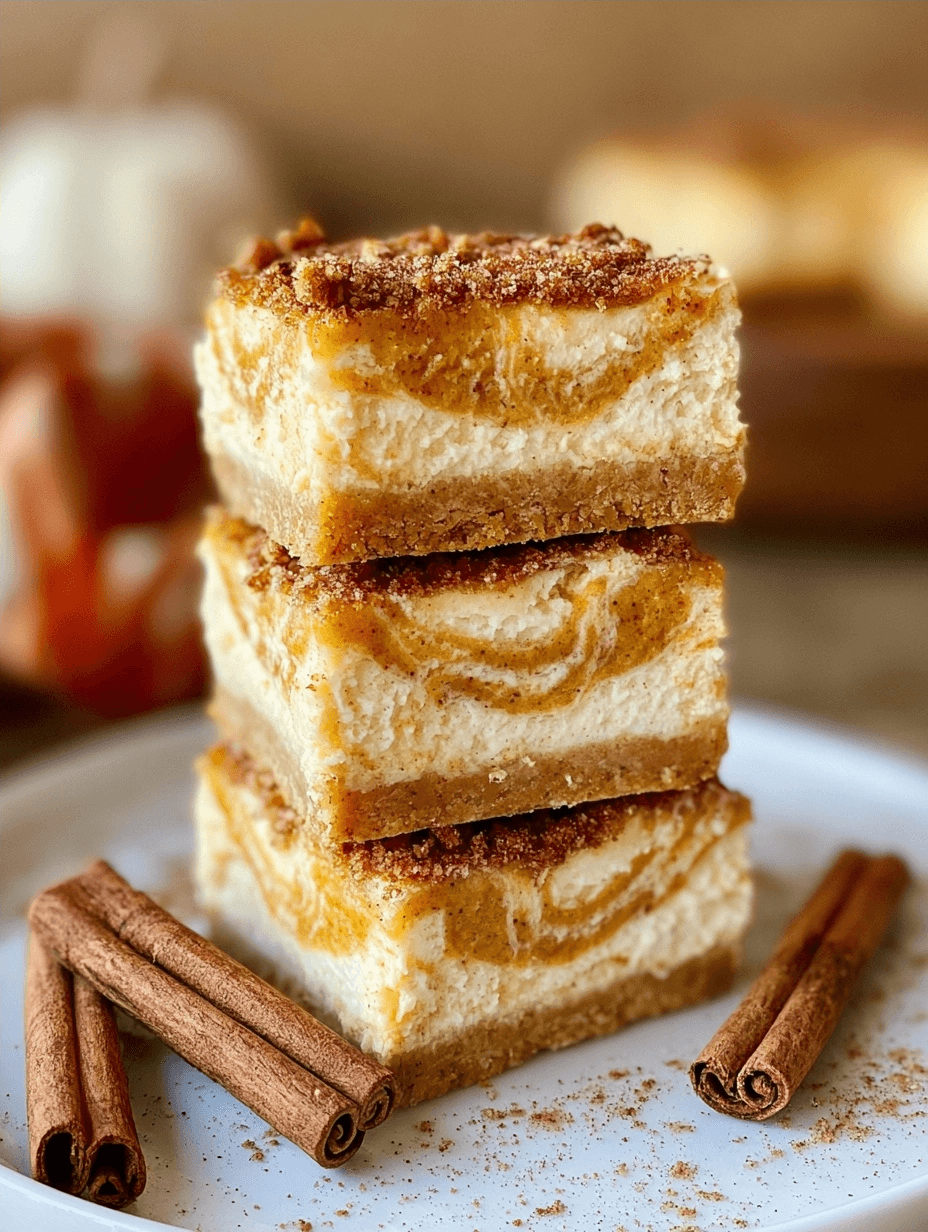 Pumpkin cheesecake bars for easy fall baking 2 Pumpkin cheesecake bars for easy fall baking