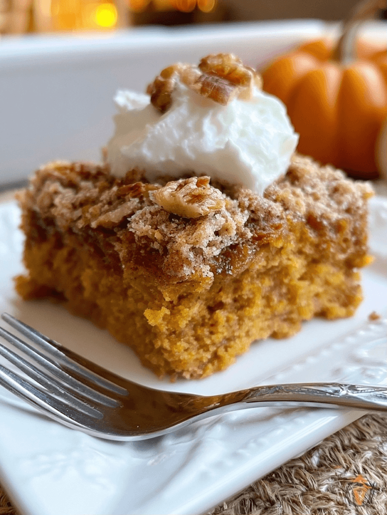 Pumpkin Dump Cake Recipe With Spice Cake Layers