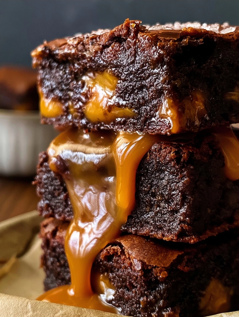 Caramel Brownies: A Decadent Homemade Dessert