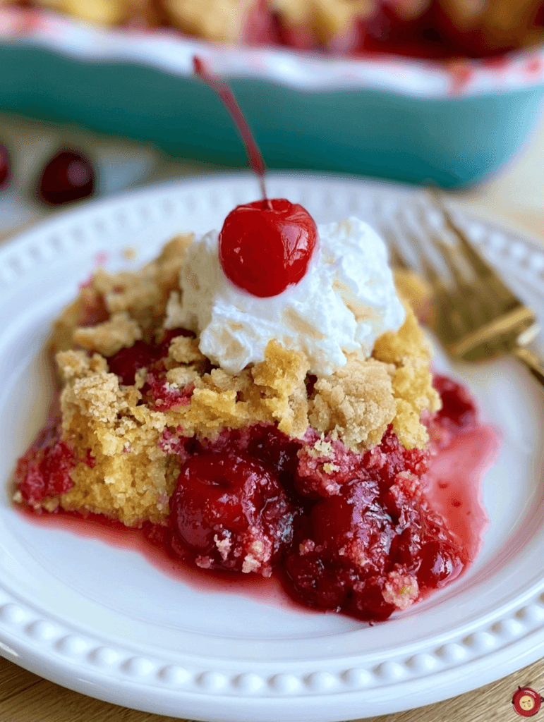Cherry dump cake is the easiest dessert you will ever bake