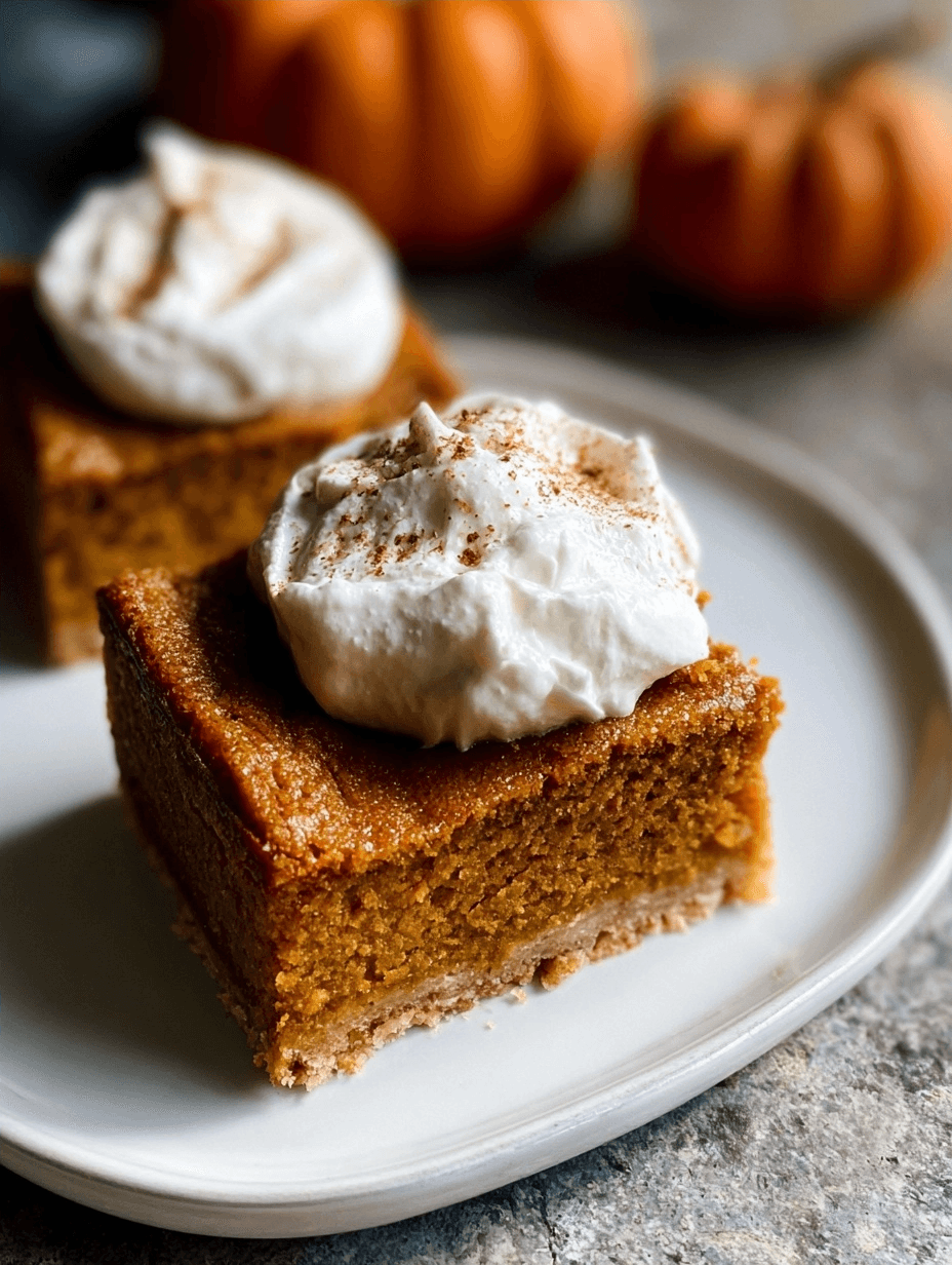Pumpkin pie bars are the ultimate easy autumn treat 2 Pumpkin pie bars are the ultimate easy autumn treat