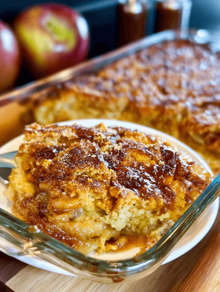 Caramel Apple Dump Cake Recipe for Beginners