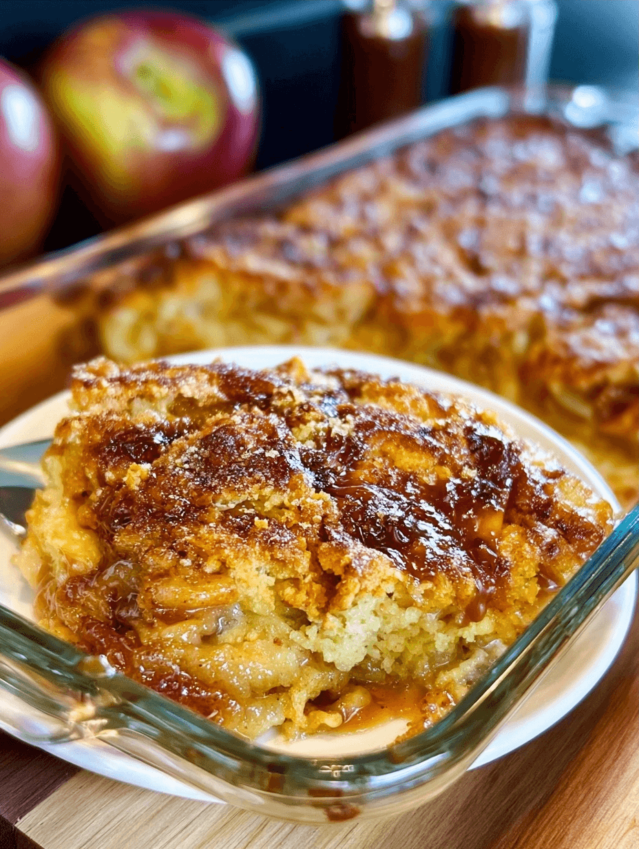 Caramel Apple Dump Cake Recipe for Beginners