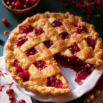 Cranberry pie is the ultimate festive holiday dessert