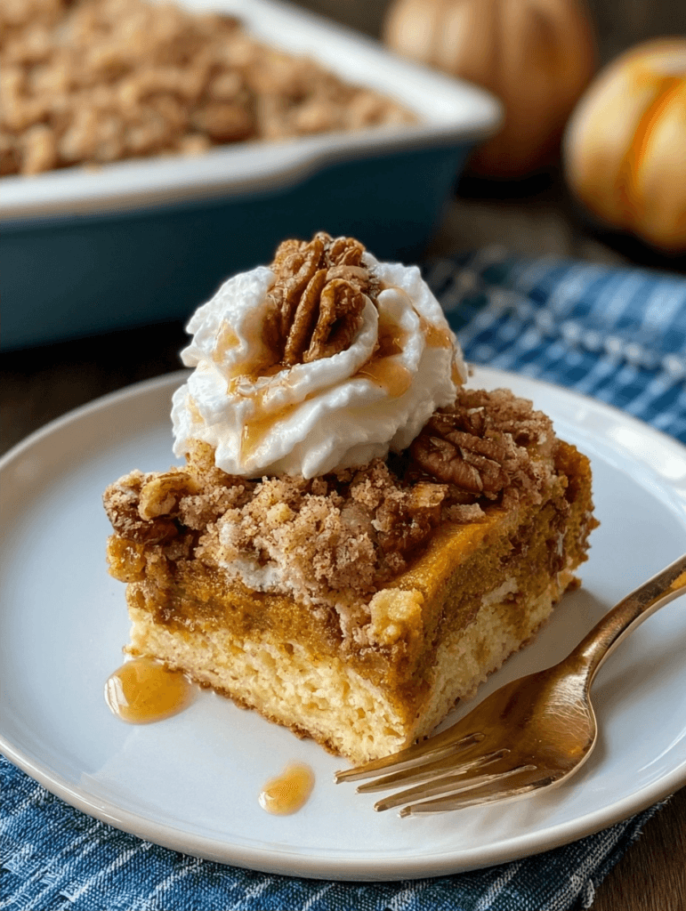Pumpkin Cheesecake Dump Cake Recipe