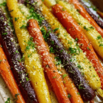 Parmesan Roasted Rainbow Carrots Recipe 3 Parmesan Roasted Rainbow Carrots Recipe