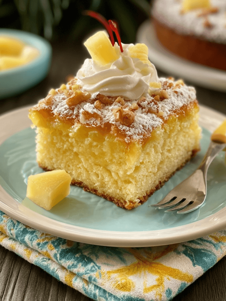 Tropical Pineapple Bliss Cake Recipe