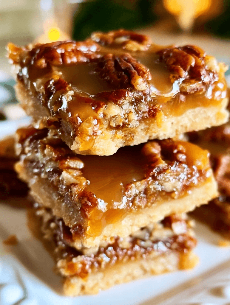 Pecan Caramel Bars: An Easy Decadent Dessert Recipe