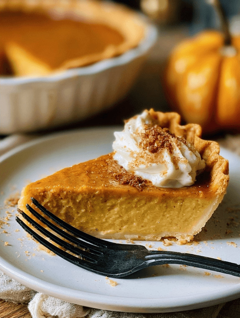 Pumpkin Custard Pie Recipe for Perfect Autumn Dessert