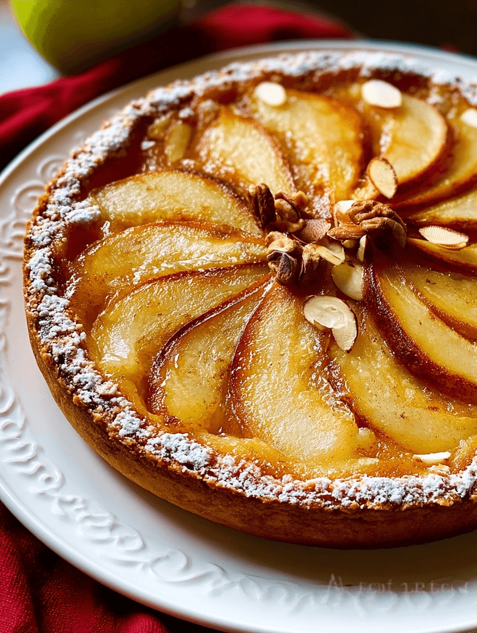 Pear Tart Recipe: An Elegant Almond Flour Dessert