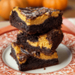 Pumpkin cream cheese brownies for family dessert 3 Pumpkin cream cheese brownies for family dessert
